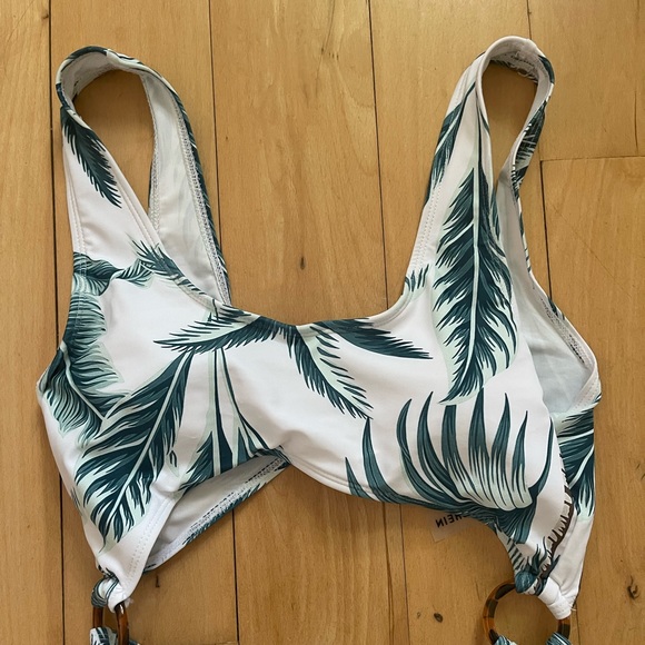 SHEIN | NWOT | One Piece Tropical Cut Out Bathing Suit - Picture 4 of 8